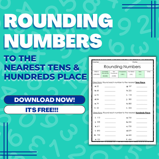 Rounding Small Group Lesson (Free Resource)