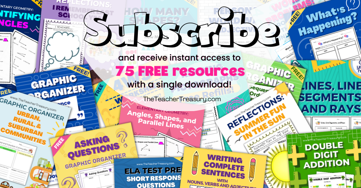 Subscribe for Free Printable Resources